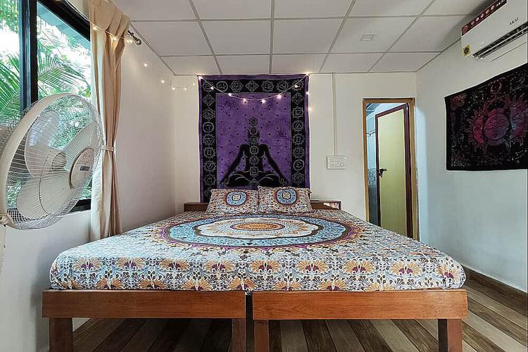 Private A/C Ashram Room for Couples