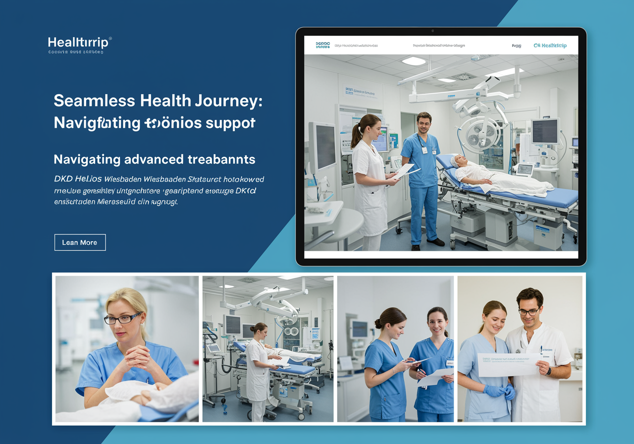 رحلة صحية سلسة: التنقل في العلاجات المتقدمة في DKD Helios Wiesbaden بدعم HealthTrip